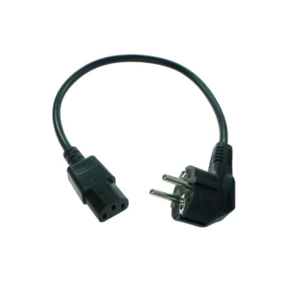Formcase Clavija de contacto de puesta a tierra CEE 7/7 a toma recta IEC C13 0,3 m